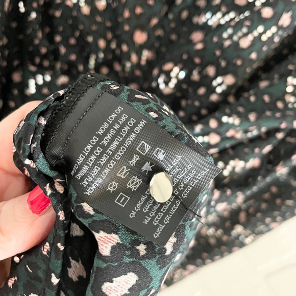 Anthropologie x Sabina Musayev Blouse Babydoll Puffy Longsleeve Mobwife S - Picture 11 of 13